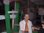 Ian at Bobma shack
