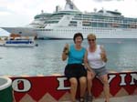 Mary and Cheryl in Cozumel
