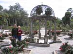 Ian and Val in Ringling Rose Garden