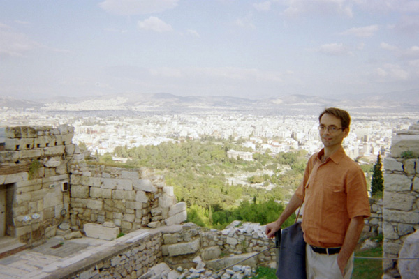 David overlooking Athens