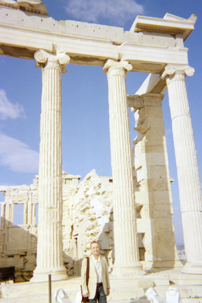 Ian at Parthenon