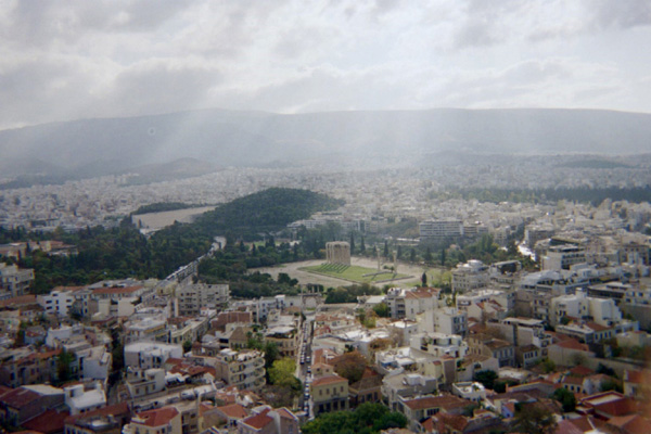 Temple of Zeus from Acropolis