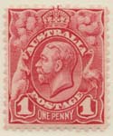 1913-14  1 Penny majenta