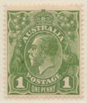 1918-24  1d Green a