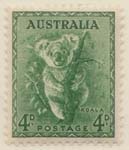 1942  4d green koala