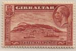 097 1931 3 Halfpence Red Brown Rock of Gibralter