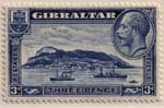 099 1933 3d Dark Blue Rock of Gibraltar