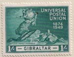 126 1949 1s Blue Green UPU Issue