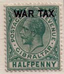 MR1 1918 Halfpenny Green War Tax