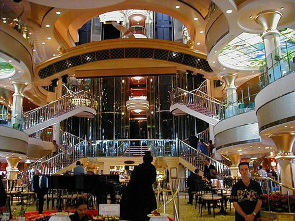 Atrium of the ship