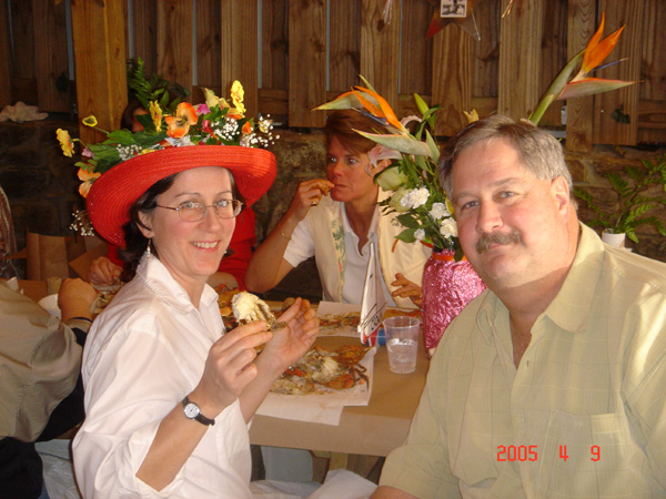 Mary in hat