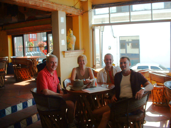 Ian in Puerta Vallart bar