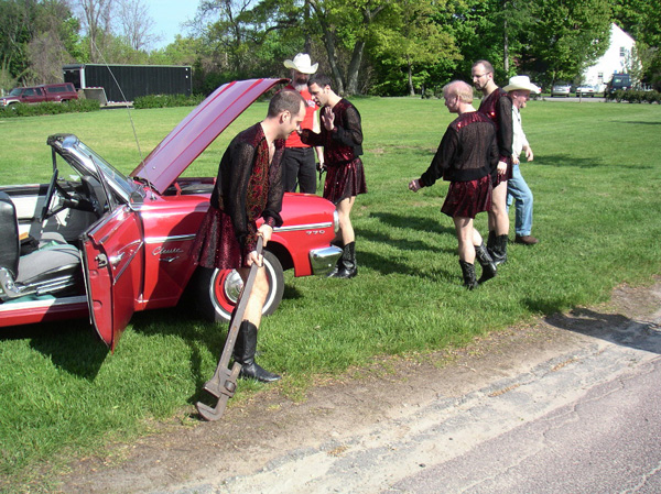 Fixing the car