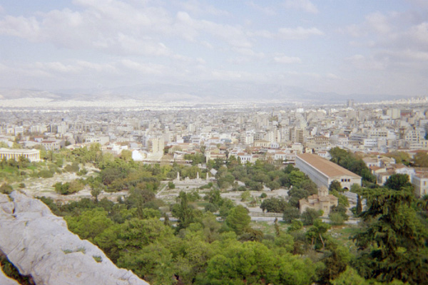 Roman Agora from acropolis