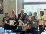 Rep Thompson and Stamp Camp 2010