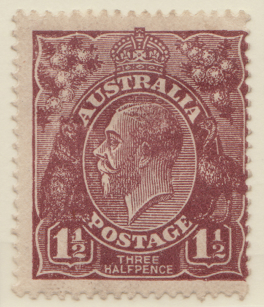 1918-24  1 1-2d  Brown b