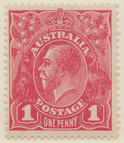 1918-24  1d Red a