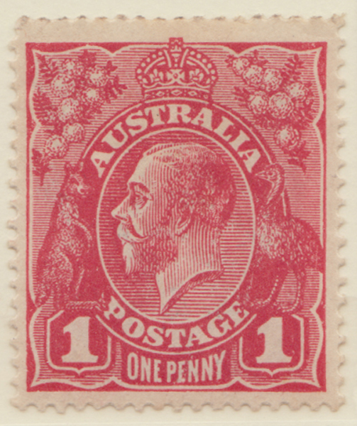 1918-24  1d Red b