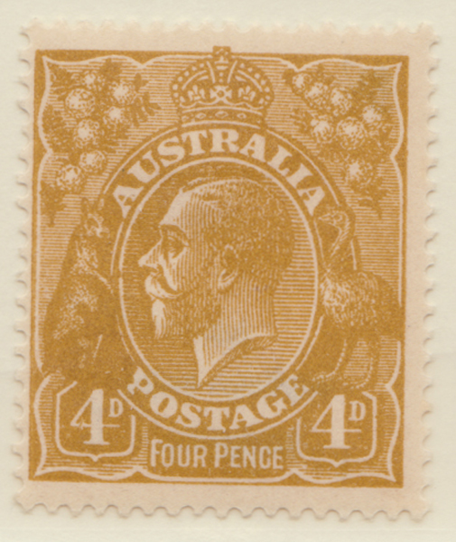 1918-24  4d Mustard