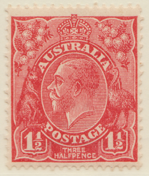 1926-30  1 1-2d Red