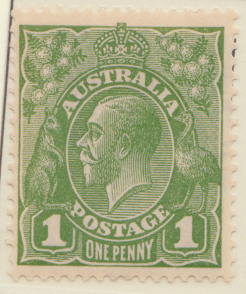 1926-30  1d Green b