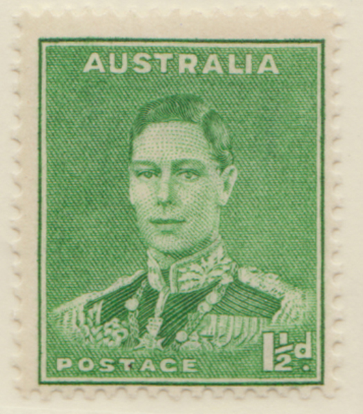 1937-42  1 1-2d green