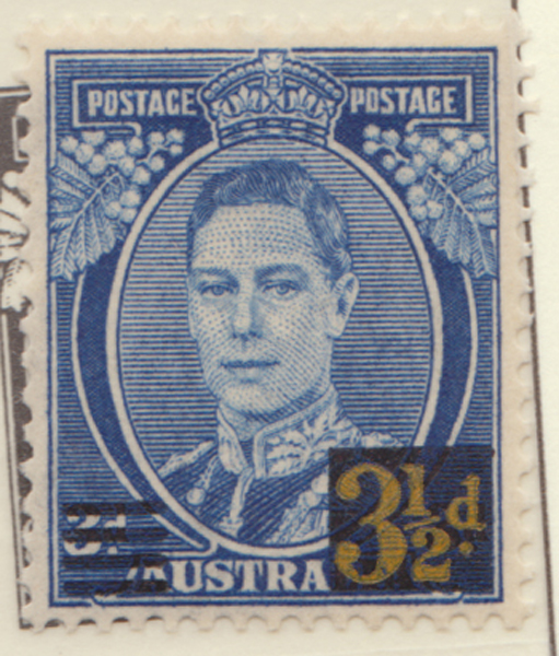 1941  3 1-2d  blue