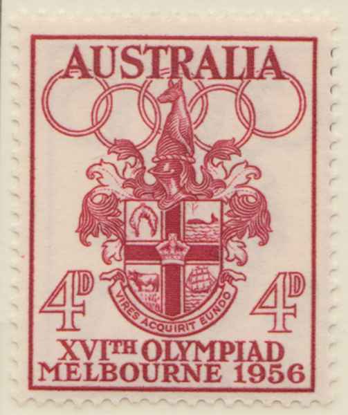 1956  4d red olympiad