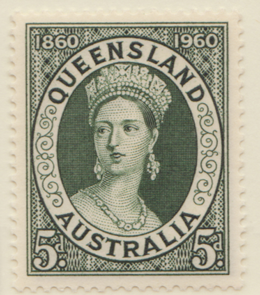 1959-61  5d green queensland