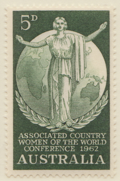 1962-63  5d green associated country women