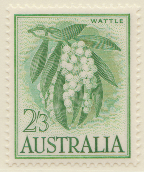 1964  2s3d green wattle