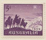 1959-61  5d purple wisemen