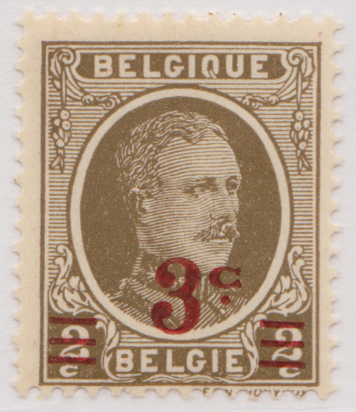 00191 1927 2c on 3c Olive