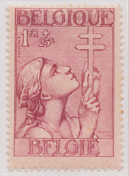 0B148 1933 1fr + 25c Claret