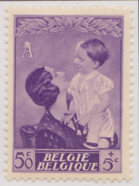 0B192 1937 50c + 5c Violet