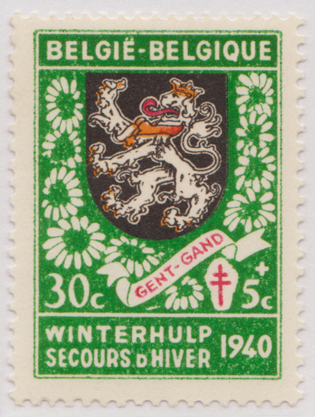 0B265 1940-41 30c + 5c Green Multi