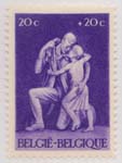 0B400 1945 20c + 20c Deep Purple