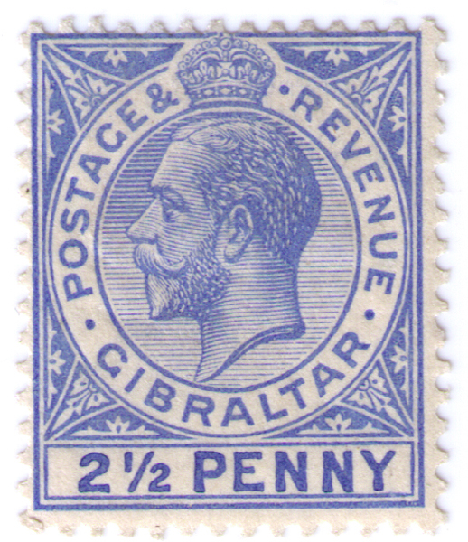 080 1921 2d Halfpenny Ultramarine