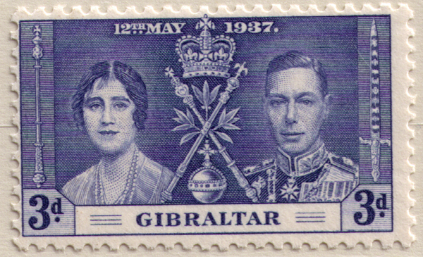 106 1937 3d Deep Ultramarine Coronation Issue